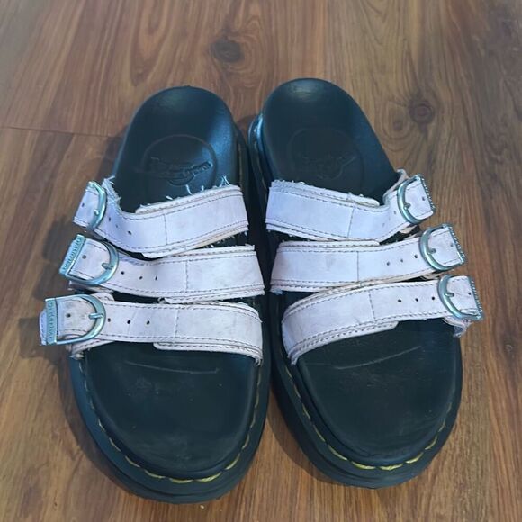 Dr. Martens pink strap sandals slides 6 - Picture 3 of 8